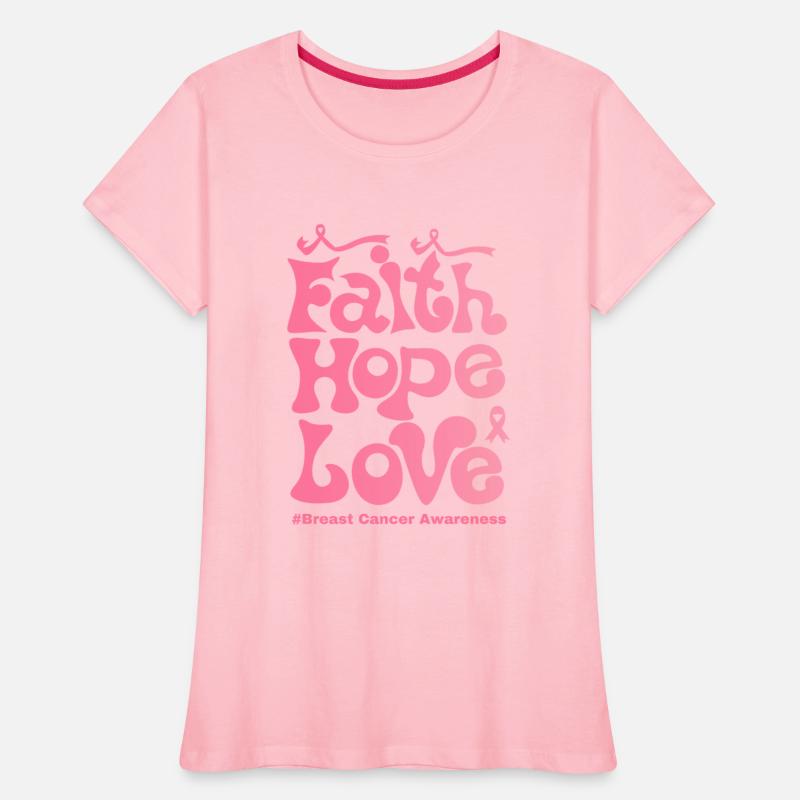 Faith hope love Breast cancer awareness Pinkribbon