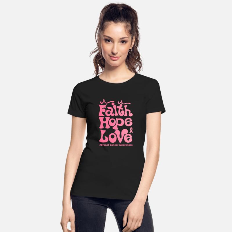 Faith hope love Breast cancer awareness Pinkribbon