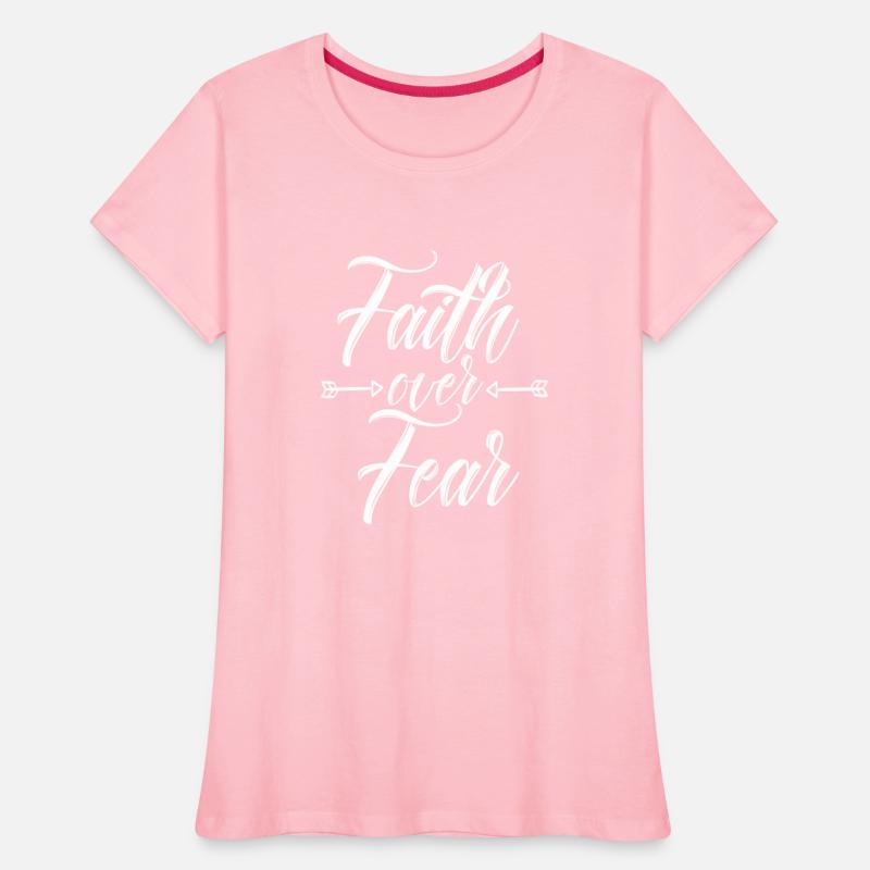 Faith Over Fear Jesus Christian Men Women Gift