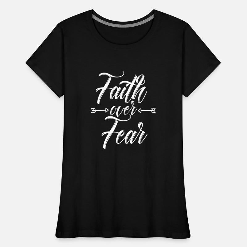 Faith Over Fear Jesus Christian Men Women Gift