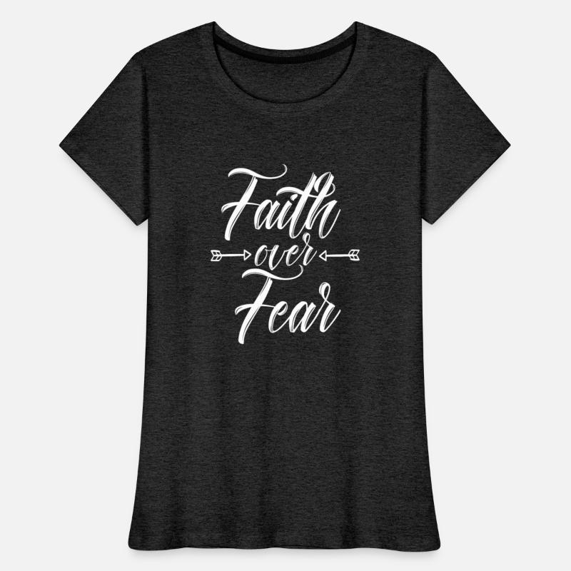 Faith Over Fear Jesus Christian Men Women Gift