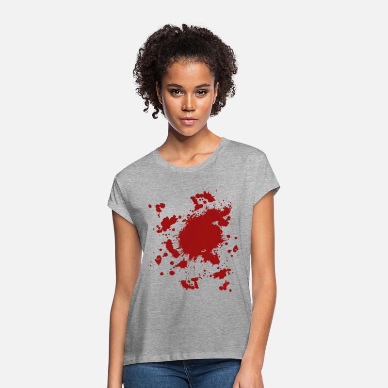 Fake Blood Splatter Shirt Gag Fancy Dress Men