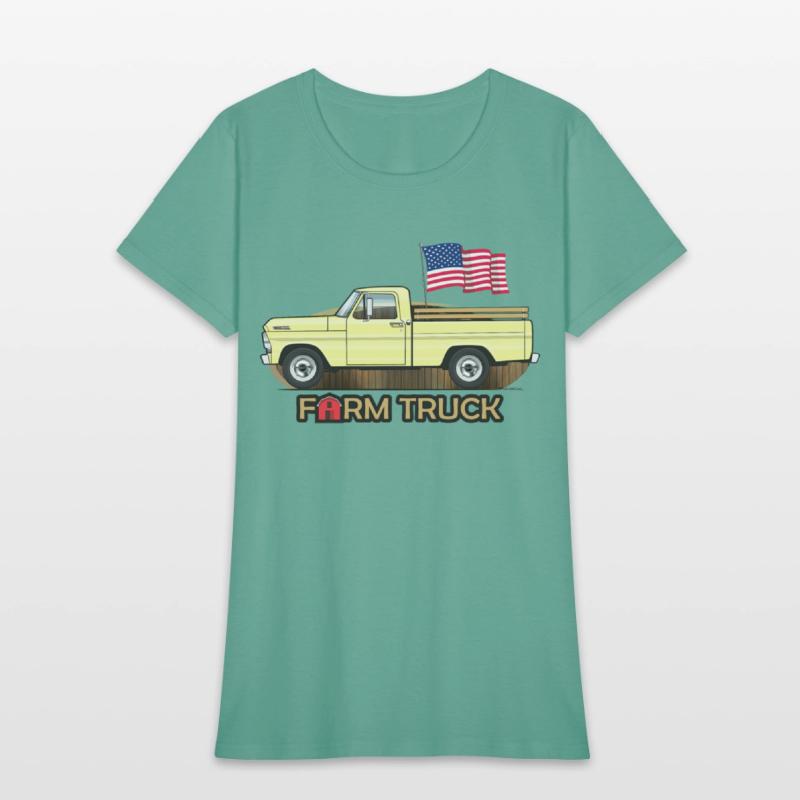 Farm truck Springtime Yellow