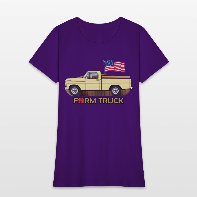 Farm truck Springtime Yellow