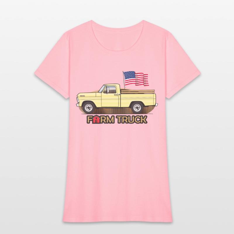 Farm truck Springtime Yellow