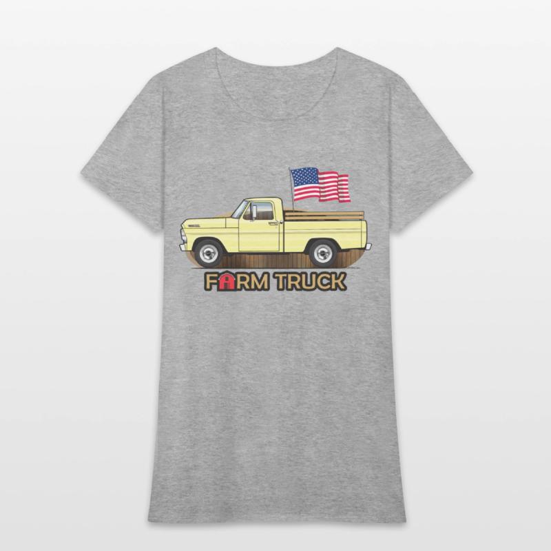 Farm truck Springtime Yellow