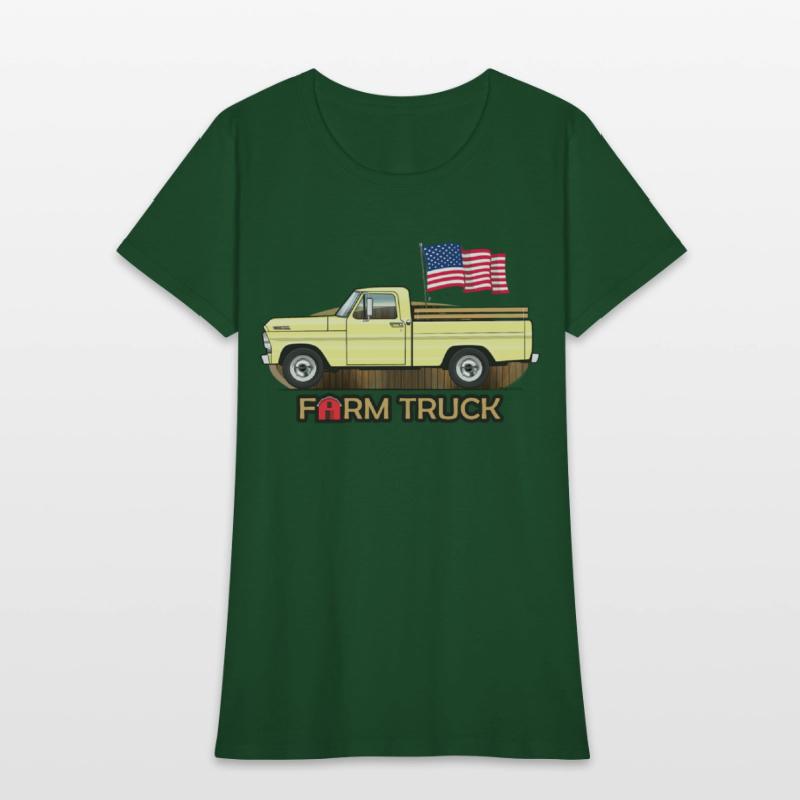 Farm truck Springtime Yellow