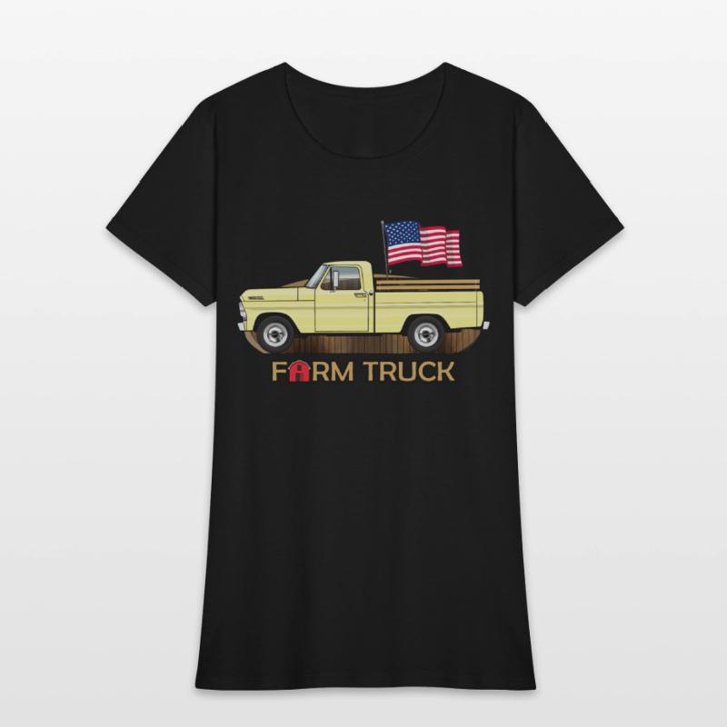 Farm truck Springtime Yellow