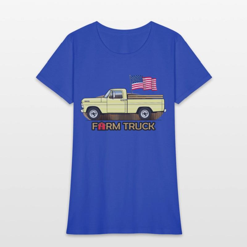 Farm truck Springtime Yellow