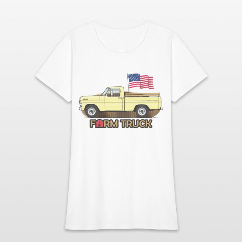 Farm truck Springtime Yellow