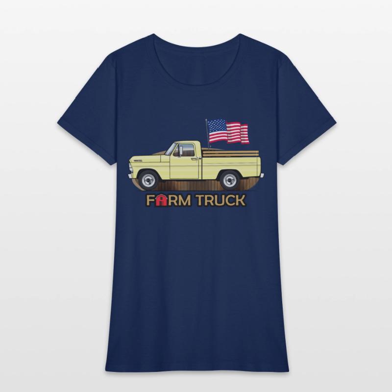 Farm truck Springtime Yellow