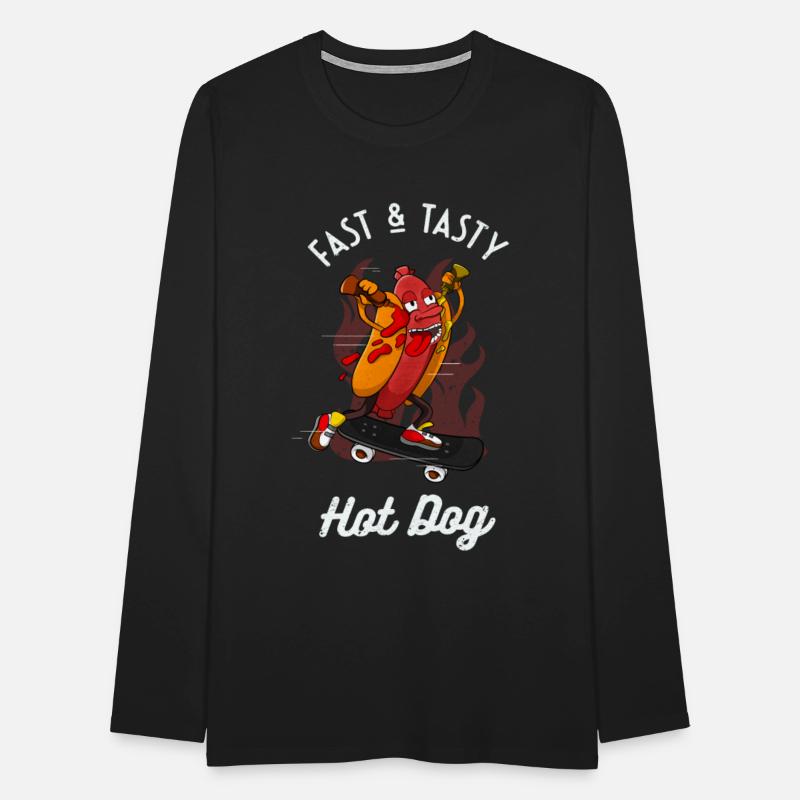Fast & Tasty Hotdog Funny Skater Sausage