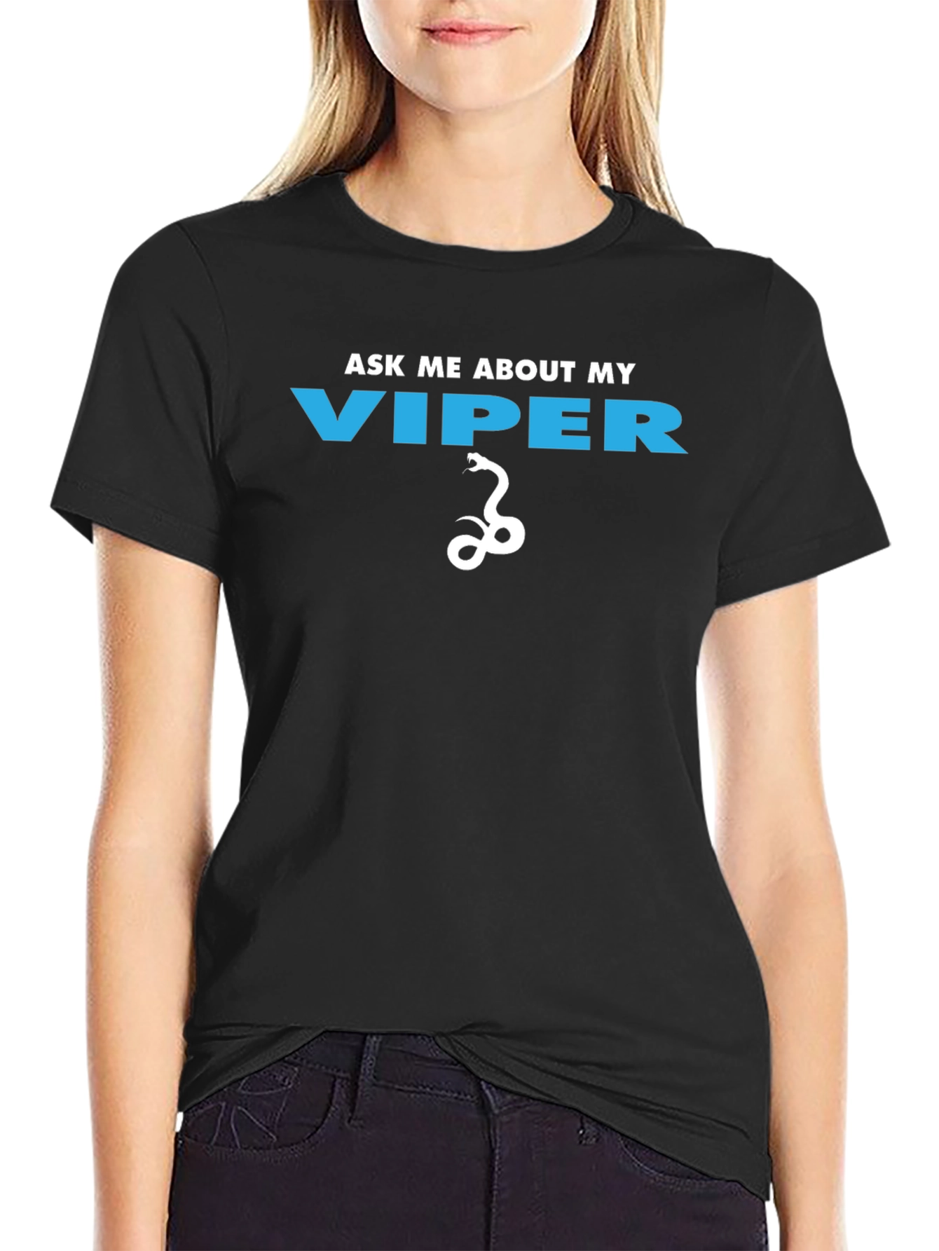 Ask Me About My Viper Funny Graphic T-Shirt