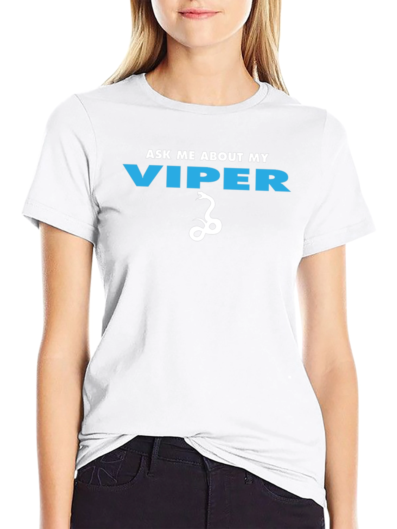 Ask Me About My Viper Funny Graphic T-Shirt