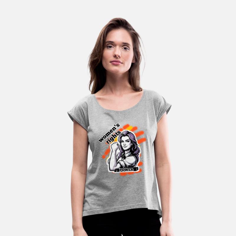 Feminist design power woman strong t-shirt design