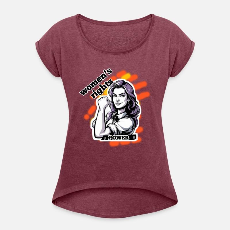 Feminist design power woman strong t-shirt design