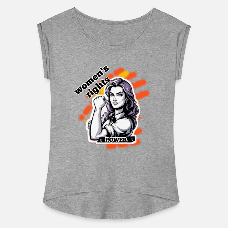 Feminist design power woman strong t-shirt design