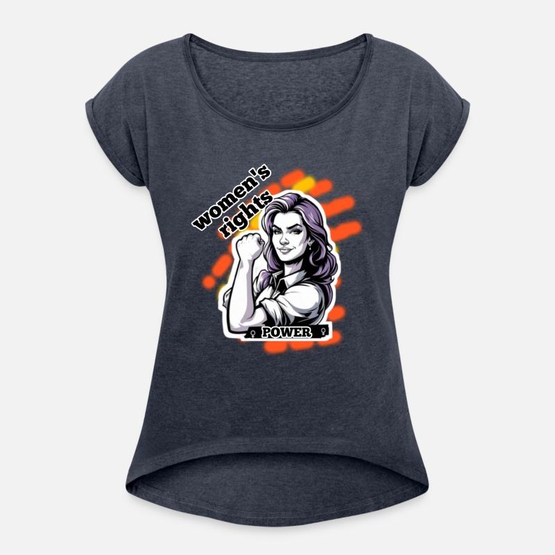 Feminist design power woman strong t-shirt design