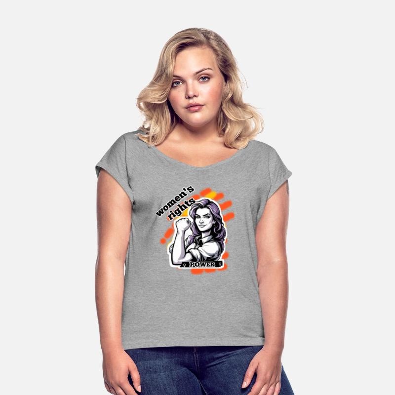 Feminist design power woman strong t-shirt design