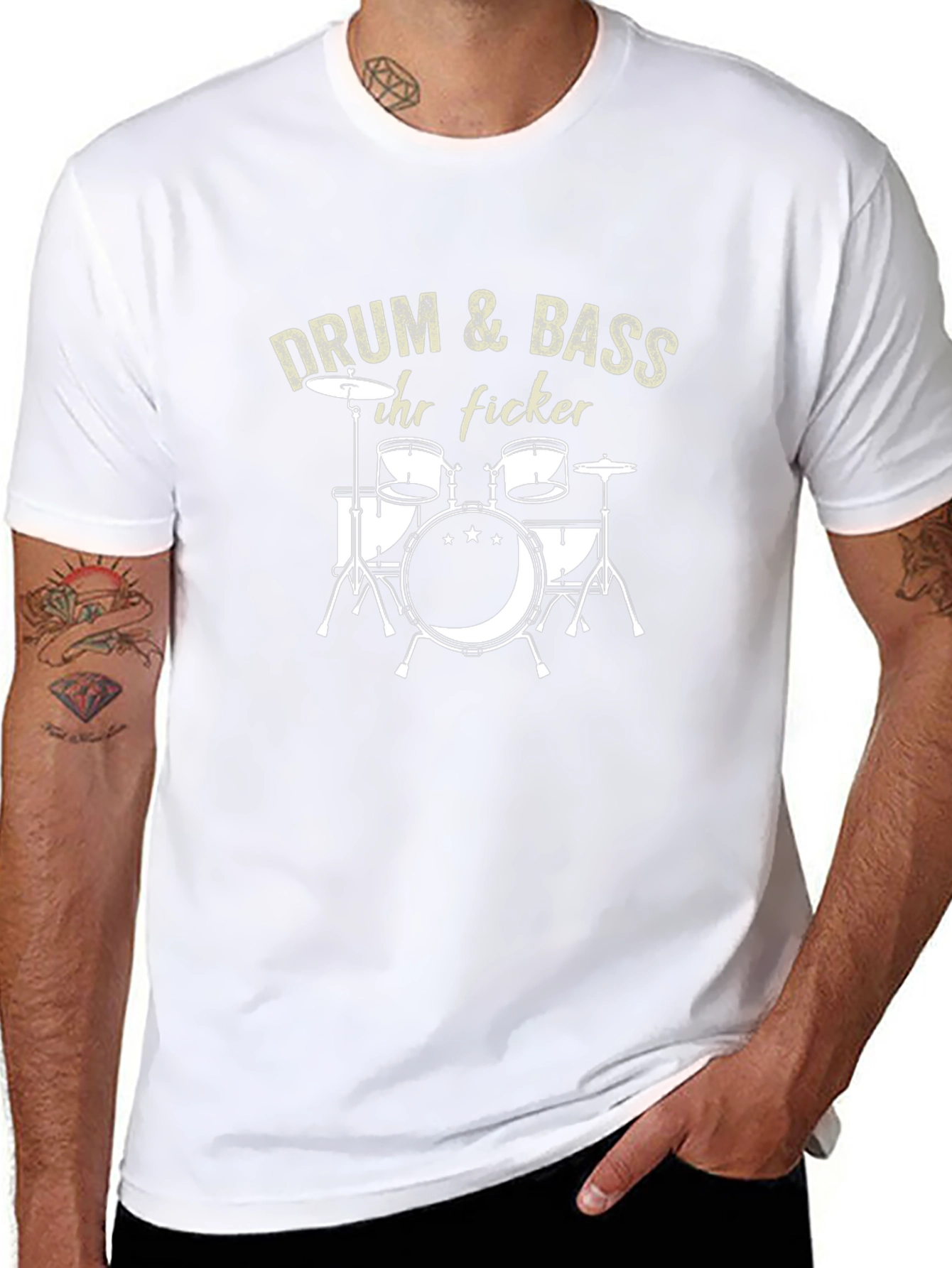 Drum & Bass T-Shirt - Music Lover Tee