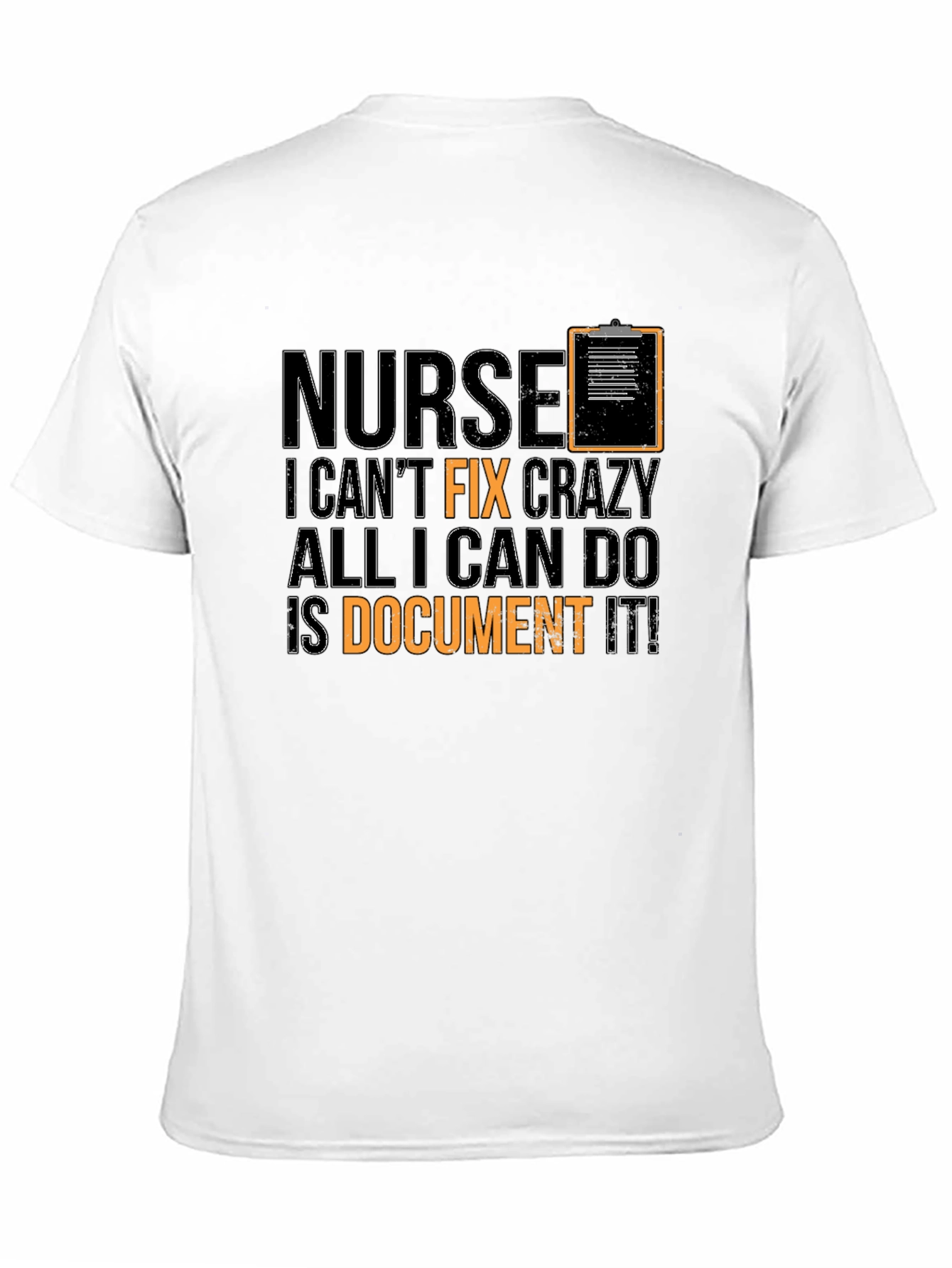 Nurse Crazy Funny Black T-Shirt