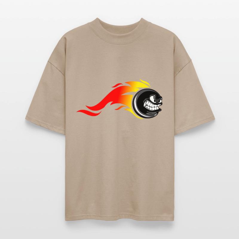 Flaming Bowling Ball