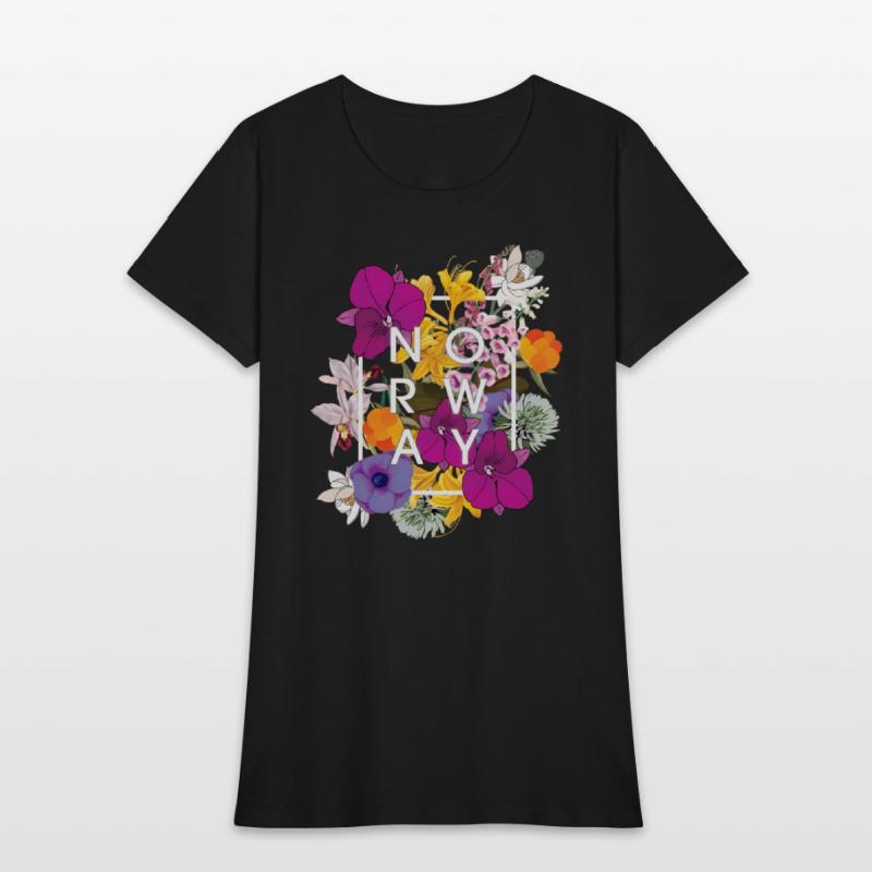 Flowers Of Norway Word - Norwegian Pride