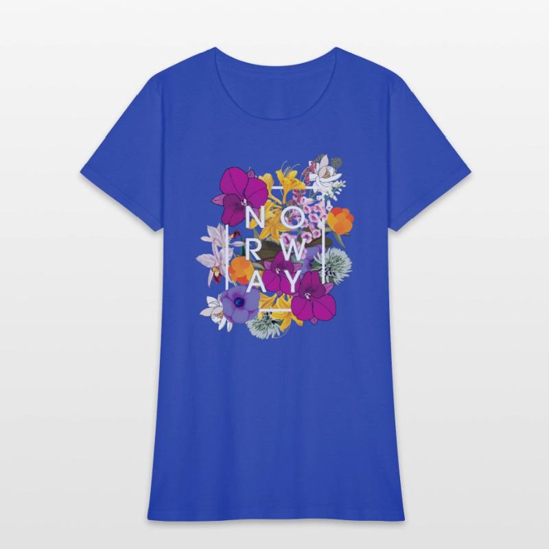 Flowers Of Norway Word - Norwegian Pride