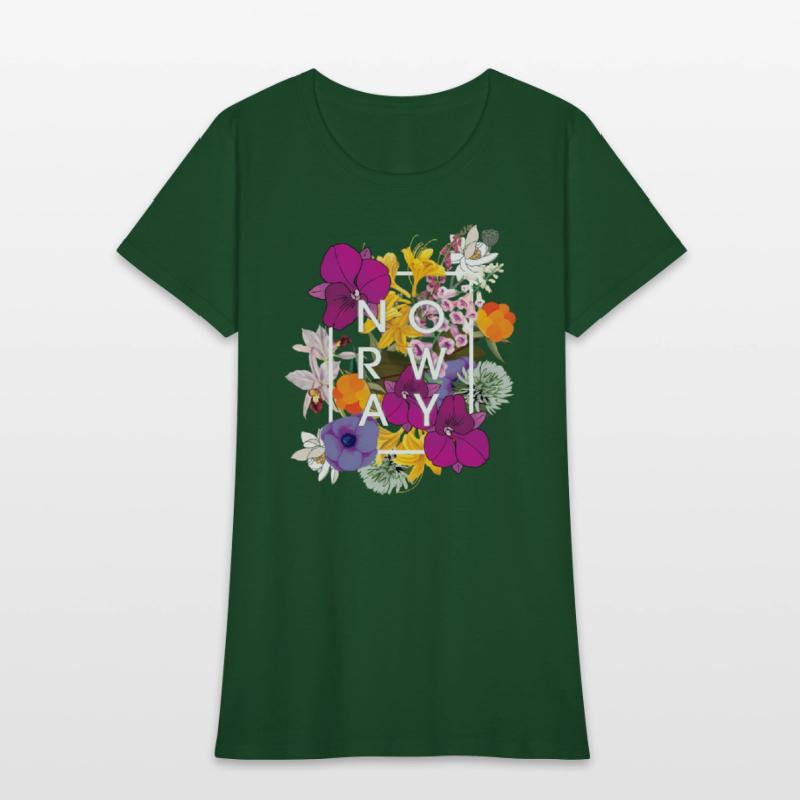 Flowers Of Norway Word - Norwegian Pride