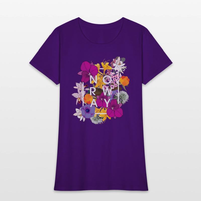 Flowers Of Norway Word - Norwegian Pride