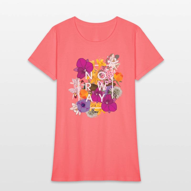 Flowers Of Norway Word - Norwegian Pride