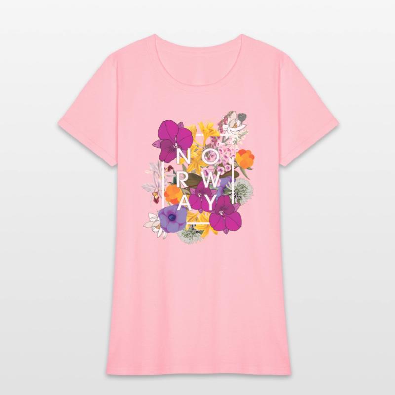 Flowers Of Norway Word - Norwegian Pride