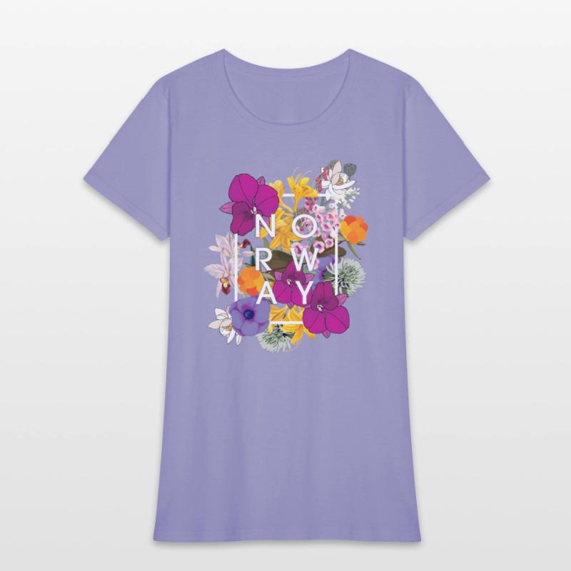 Flowers Of Norway Word - Norwegian Pride