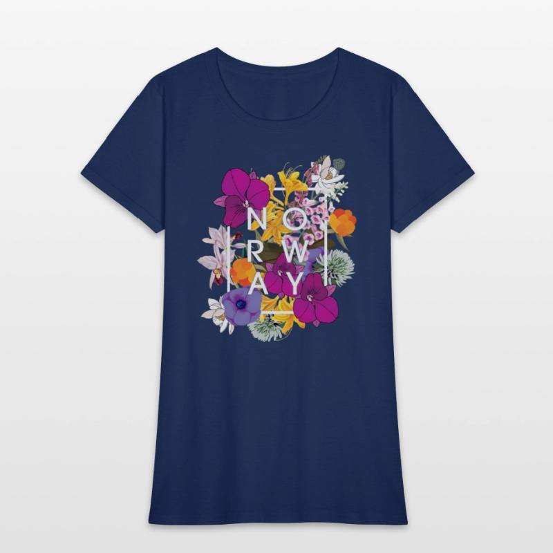 Flowers Of Norway Word - Norwegian Pride