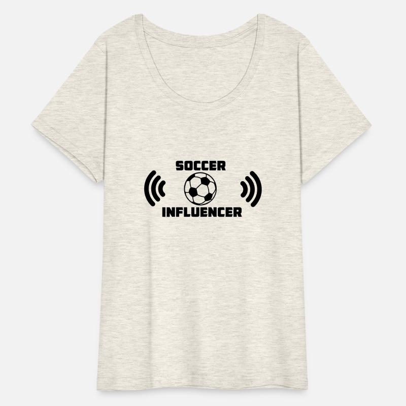 Football influencer with ball