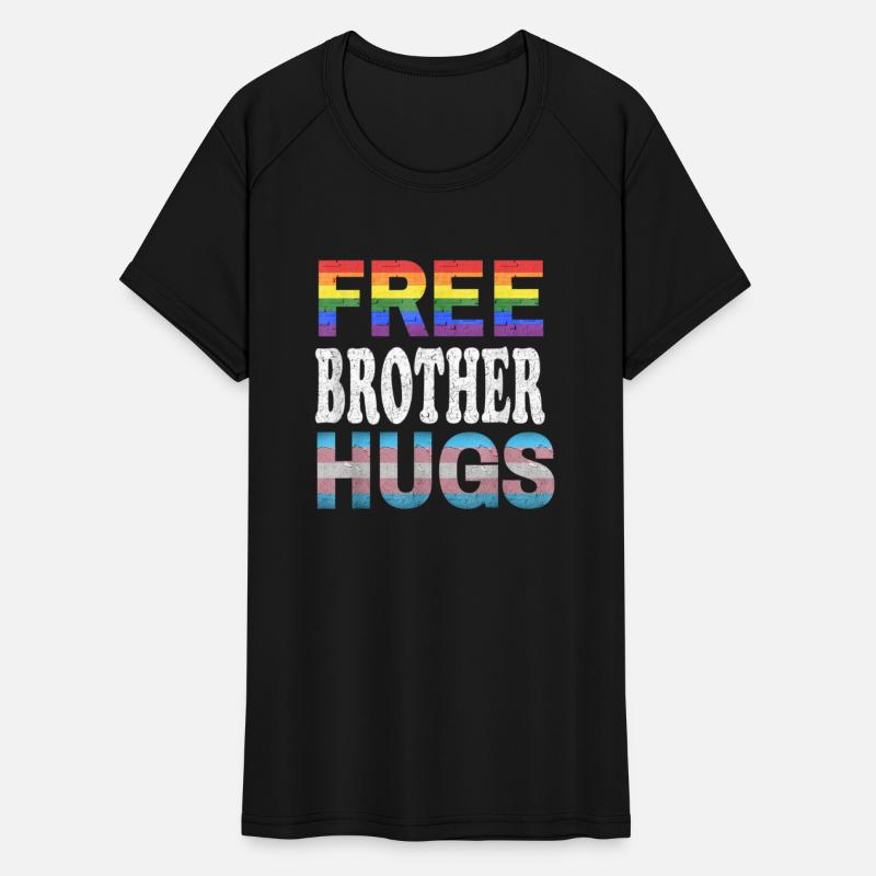 Free Brother Hugs LGBT Pride Free Brother Hugs