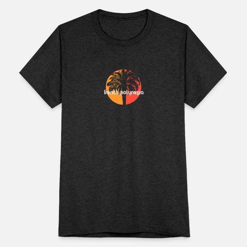 French Polynesia Artistic Vacation Souvenir Palm