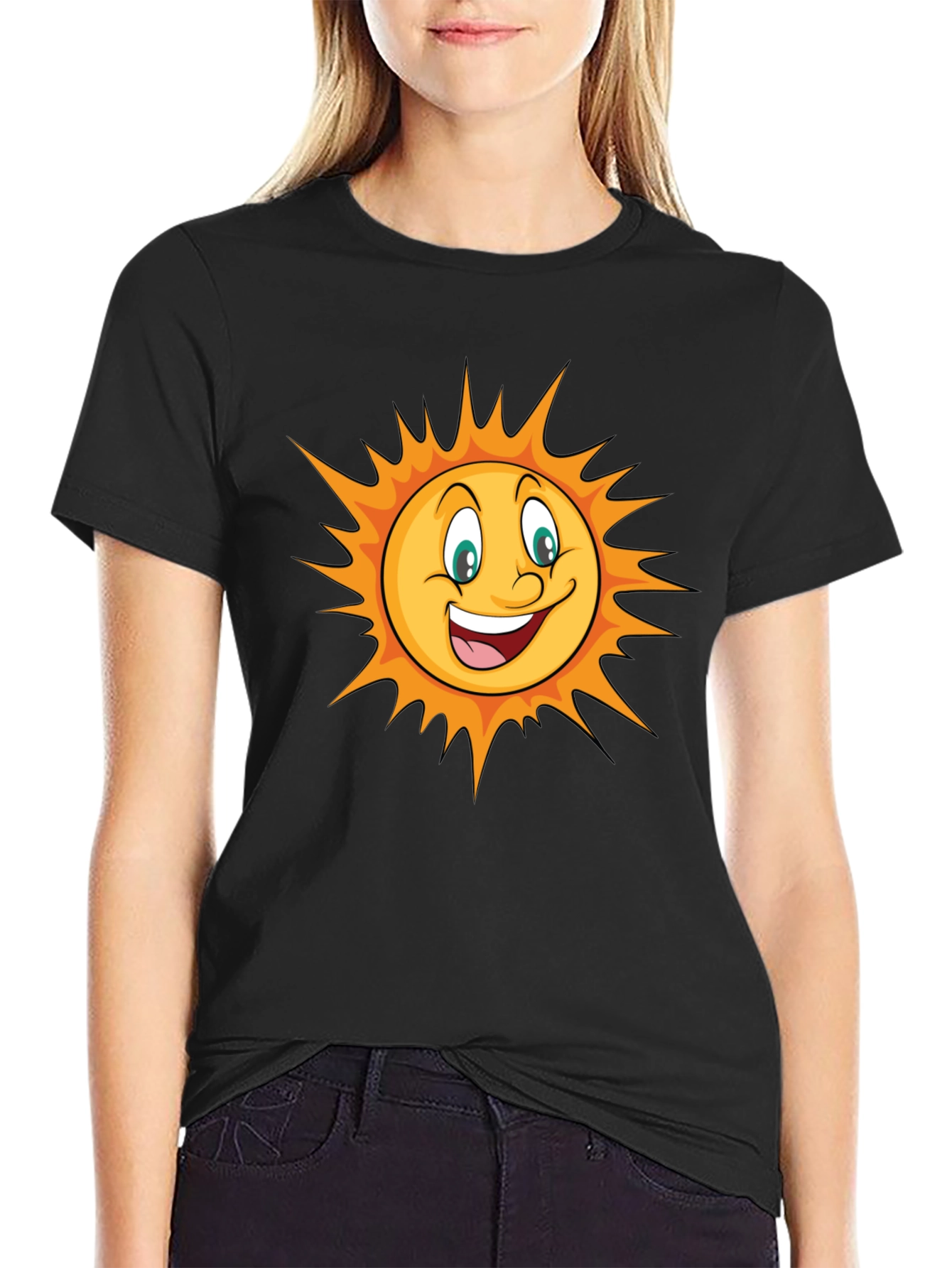 Happy Sun Graphic T-Shirt - Bright & Fun!