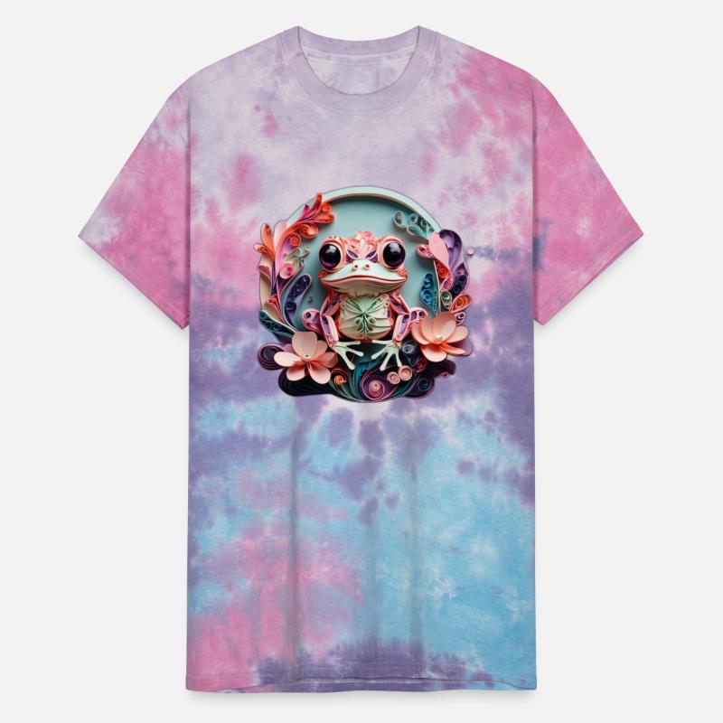 Frog's Floral Embrace