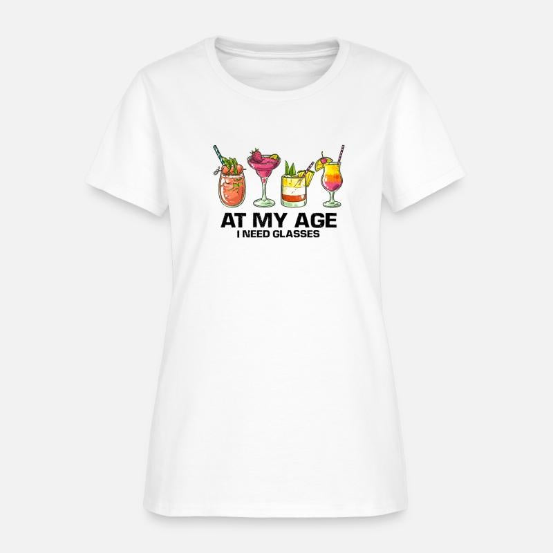 Funny At My Age I Glasses Bartender Mixologist