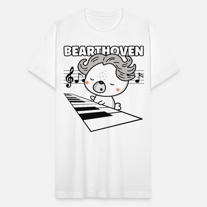 Funny Beethoven Cute Bear Playing Piano Classical