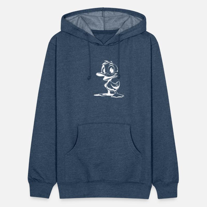 Funny Duck Drawing With Big Feet