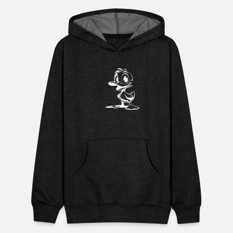 Funny Duck Drawing With Big Feet