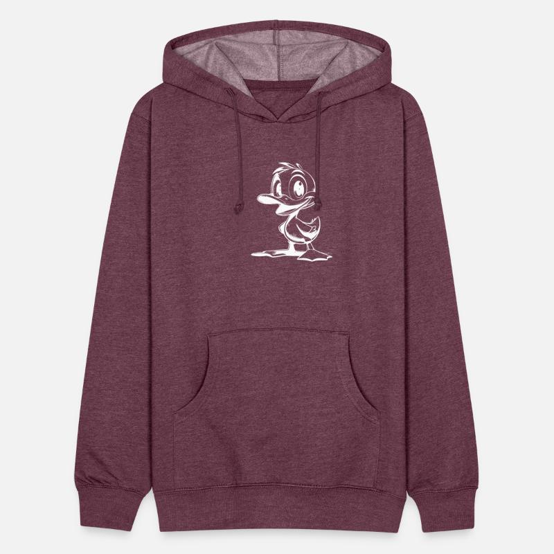 Funny Duck Drawing With Big Feet