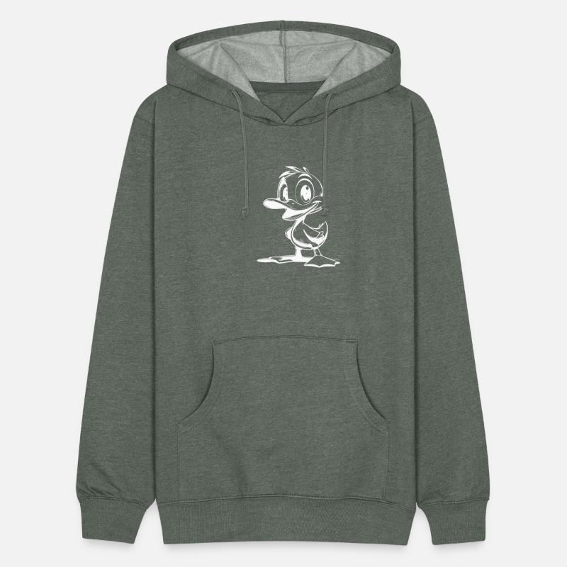 Funny Duck Drawing With Big Feet