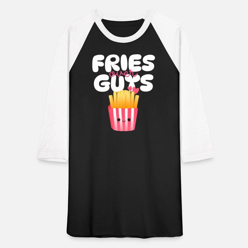 Funny "Fries Over Guys" Valentines Graphic