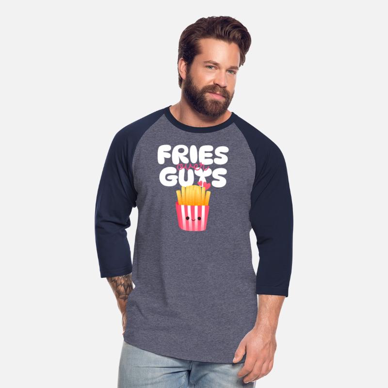 Funny "Fries Over Guys" Valentines Graphic