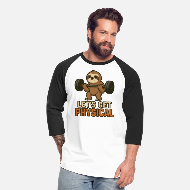 Funny Gym Sloth Design Lazy Lifter Workout Fun