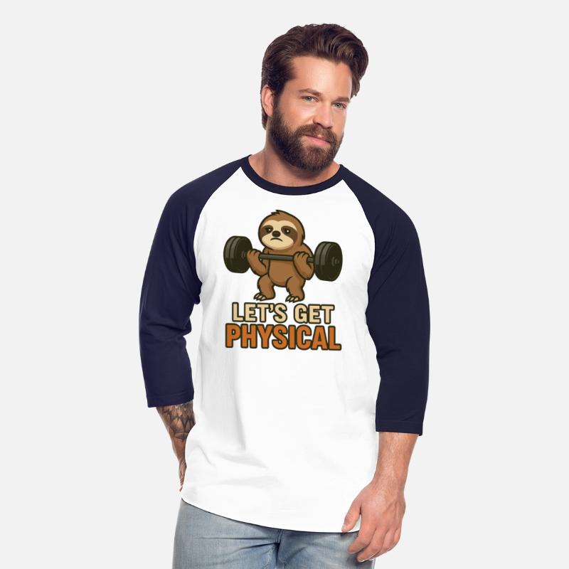 Funny Gym Sloth Design Lazy Lifter Workout Fun