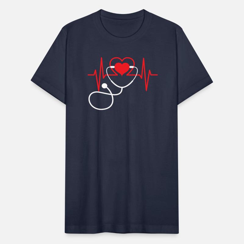 Funny Heart Beats Nurse Nursing Doctor Medical
